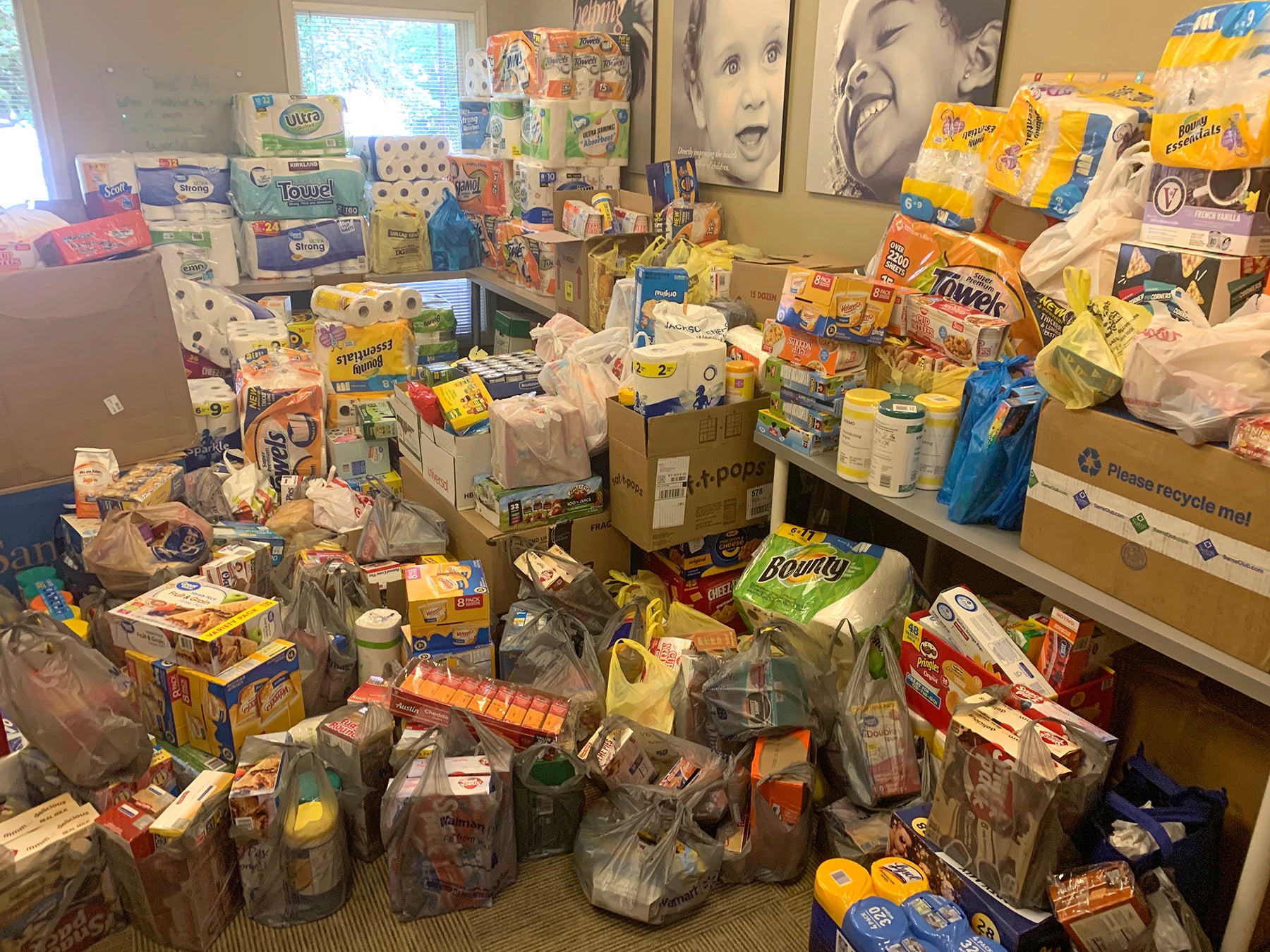 Employees from Kentucky’s Touchstone Energy Cooperatives, including South Kentucky RECC’s Tammy Cash and Joy Bullock, delivered about $9,000 in money and supplies for Ronald McDonald House of Lexington in 2019. They managed to fill a room at the house. During the last couple of years, South Kentucky RECC members and employees have donated nearly $3,000 worth of items to the Ronald McDonald House Charities.